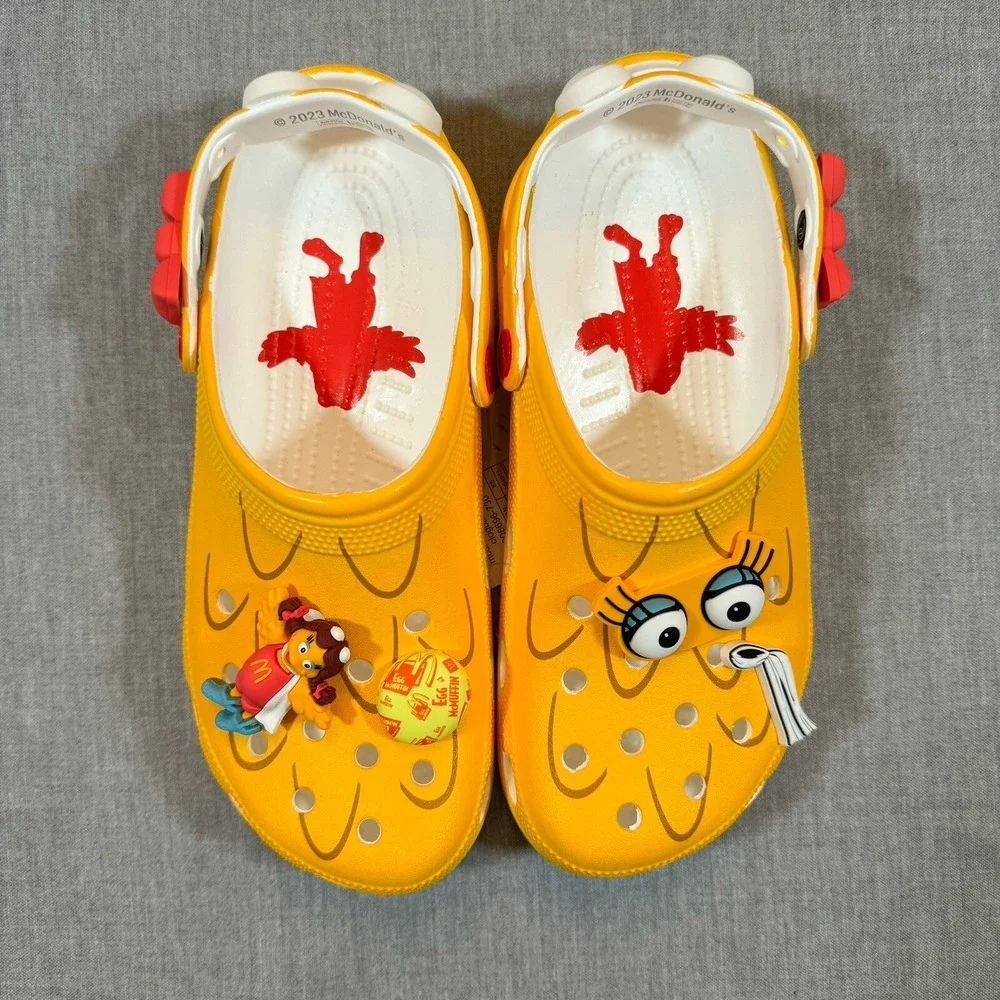 Crocs Mcdonald's X Classic Clog Birdie Men's Size 9 Women‎ 11 Sandals Beach Pool